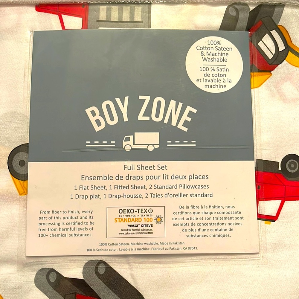 Equipment/Construction themed full sheet set